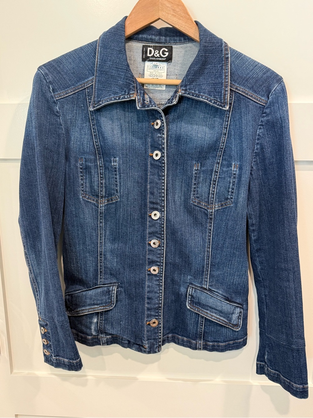D&G Dolce & Gabbana Jean Jacket Vintage sz M